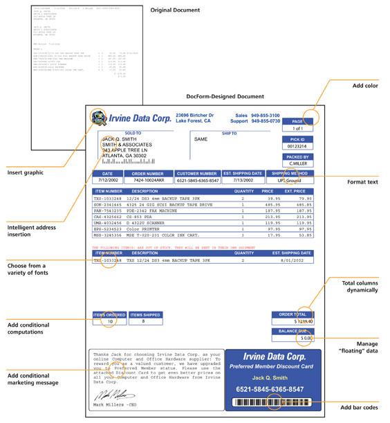 Gestión personalizada de documentos transaccionales